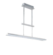 Lampada a sospensione LED RL Smash cromata 100 cm