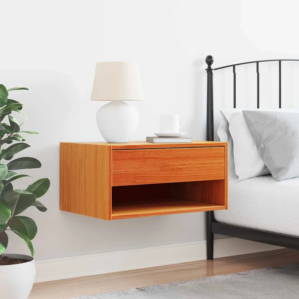 Comodino con cassetto Marrone cerato 50 x 32,5 x 24 cm 873479