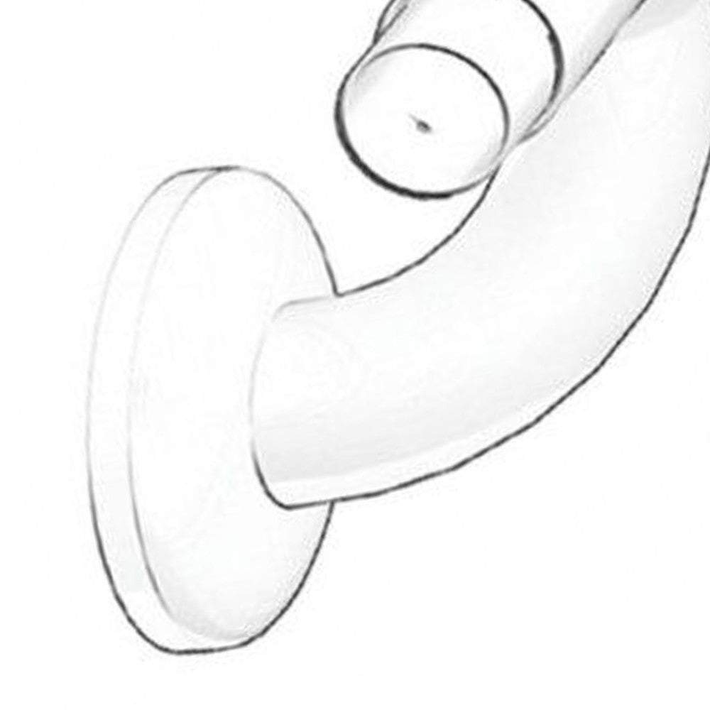 Raccordo a t 10 cm in acciaio rivestito color bianco