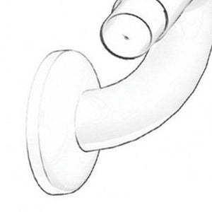 Raccordo a t 10 cm in acciaio rivestito color bianco