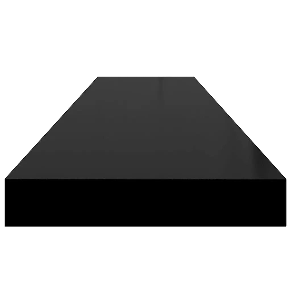 Scaffali a Parete 4 pz Neri 120x23,5x3,8 cm in MDF cod mxl 33666