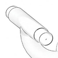 Raccordo a t 10 cm in acciaio rivestito color bianco