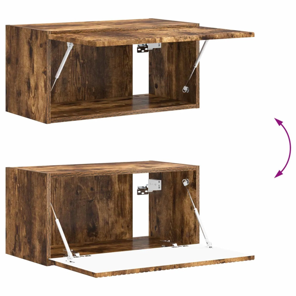 Set mobile TV 5 pcs Rovere fumé Legno multistrato