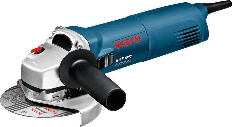 Bosch Professional 06013A6101 GWS 12-125 Smerigliatrice angolare 1200 W 125 mm 11000 -min protezione riavvio accidentale colore Blu