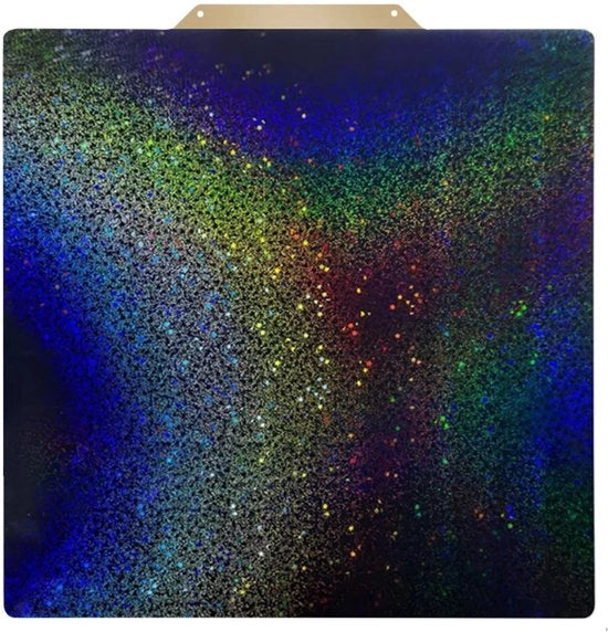 Plastico per stampa 3D - Plastico per superficie di stampa - 235 x 235 mm - 2 facce - PEI/PEY - Plastico flexibile - Temperatura massima 300℃ - Superficie di stampa