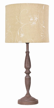 Lampada da tavolo Candellux Safari 41-03393 bronzo beige
