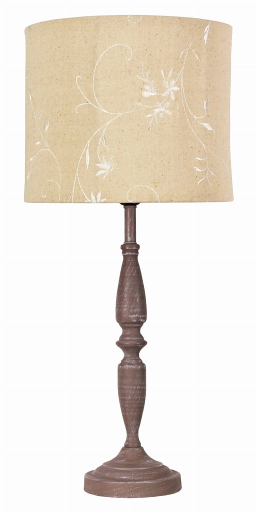 Lampada da tavolo Candellux Safari 41-03393 bronzo beige