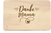 Regalo per la mamma - tavolo da colazione in legno con alta qualità incisione per la migliore madre (grazie mamma)
