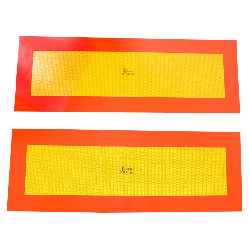 Set di fogli riflettenti rettangolari per rimorchio
