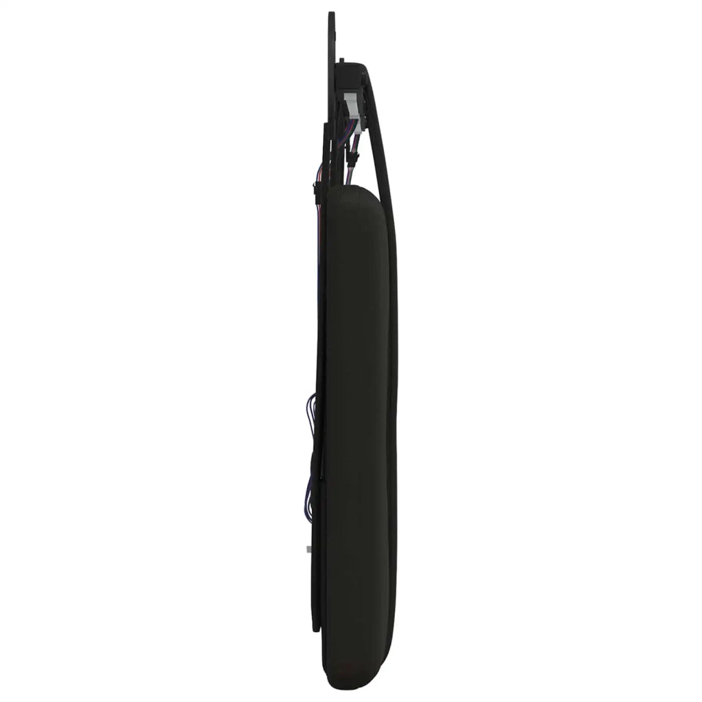 Testiera sospesa Con luce LED Nero Similpelle