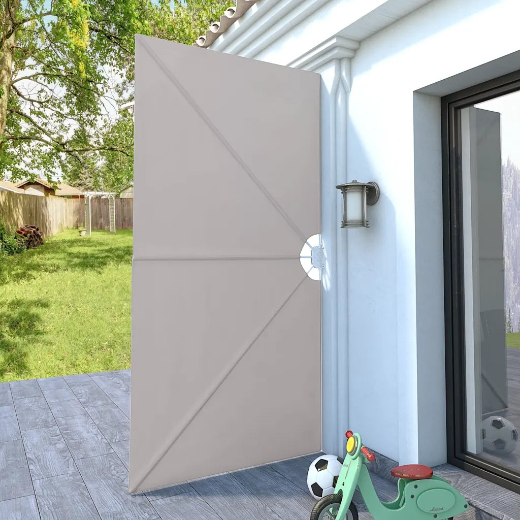 Tenda Laterale per Terrazza Pieghevole Crema 300x150 cm