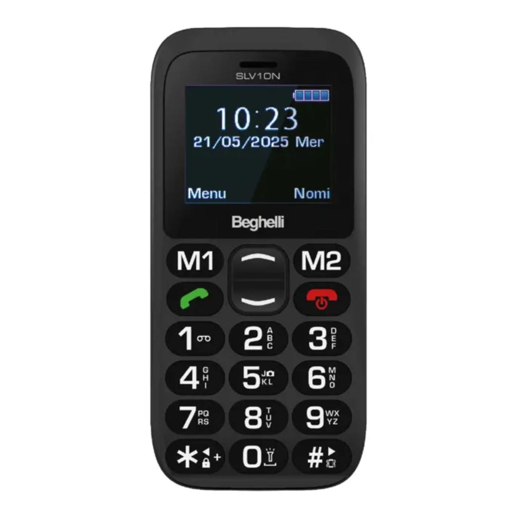 Beghelli Cellulare Anziani Black SLV10