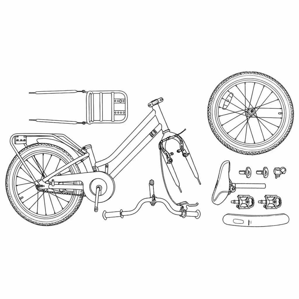 Bicicletta per Bambini 20 Pollici