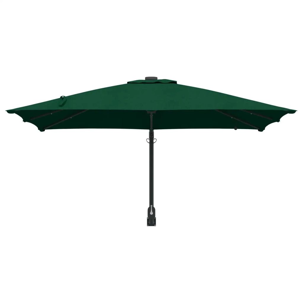 Ombrello da giardino-Ombrellone da spiaggia Verde 248,5 x 247,5 x 160 cm 238653
