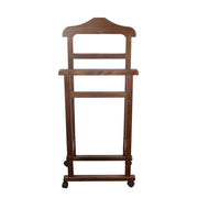 INDOSSATORE APPENDIABITI DA CAMERA PRATIC LEGNO DI FAGGIO NOCE 44 X 25 X 98 H
