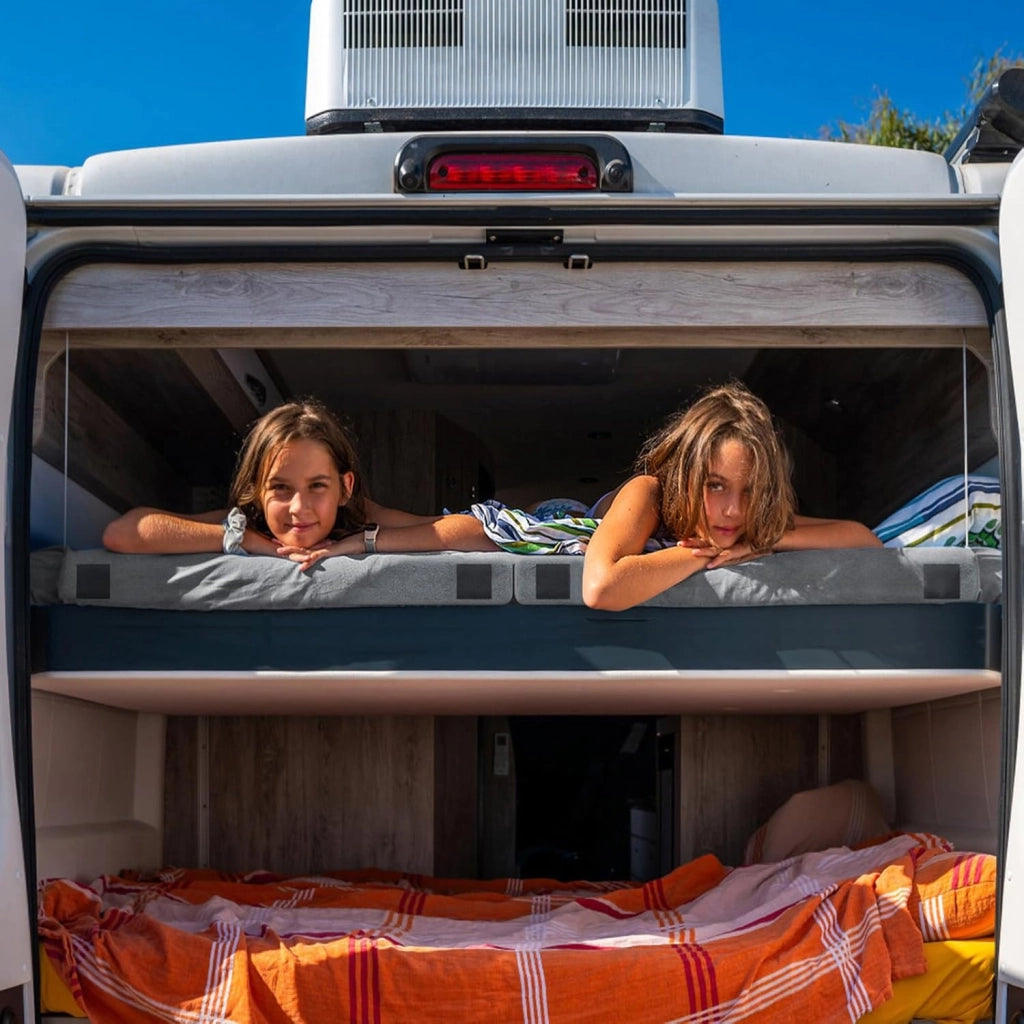 Materasso pieghevole per 1/2 persone, materasso da campeggio portatile in memory foam, morbido e confortevole, superficie impermeabile, per campeggio, auto, viaggi