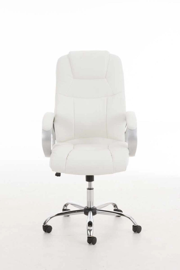 Sedia da ufficio BIG Apoll in similpelle bianco