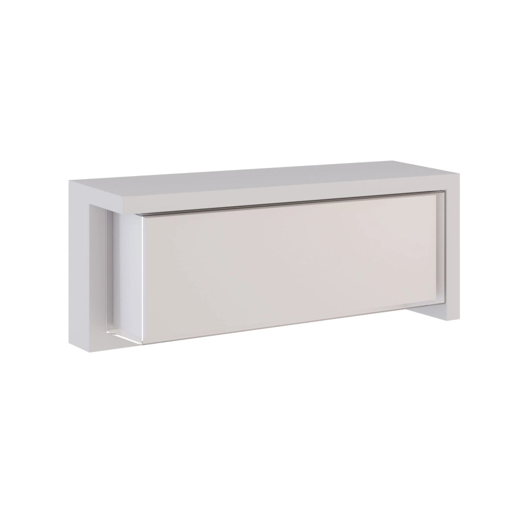 Applique LED da Esterno Blis Rettangolare 24W CCT Switch 2700K/3200K/4000K Bianco Opaco - Illuminazione Parete Design - Beneito & Faure