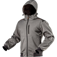 Topex 81-551-m giacca da lavoro in softshell cappuccio staccabil
