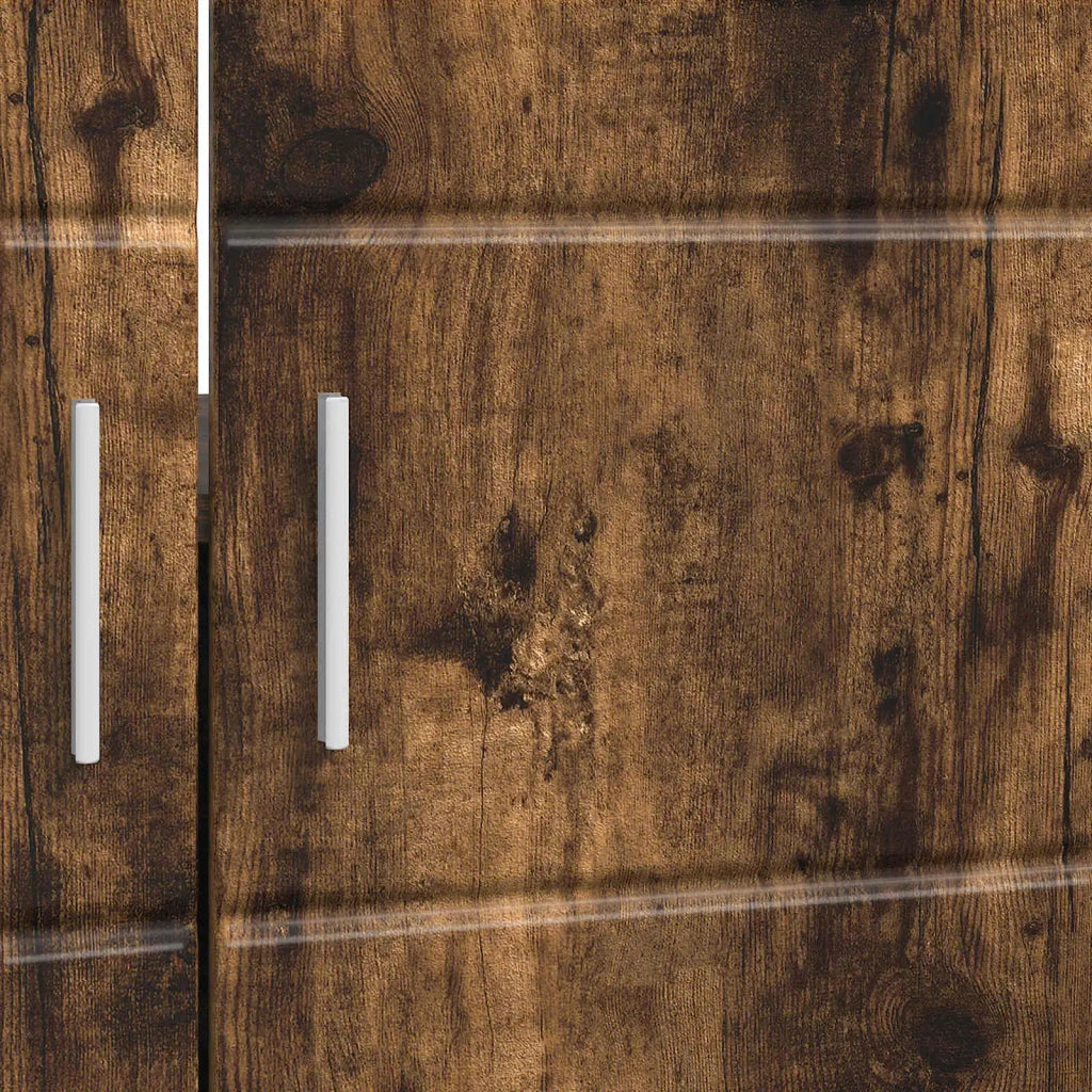 Set di Armadi da Bagno | Armadio da bagno TULUM Rovere fum¨¦ 60 x 34 x 63 cm