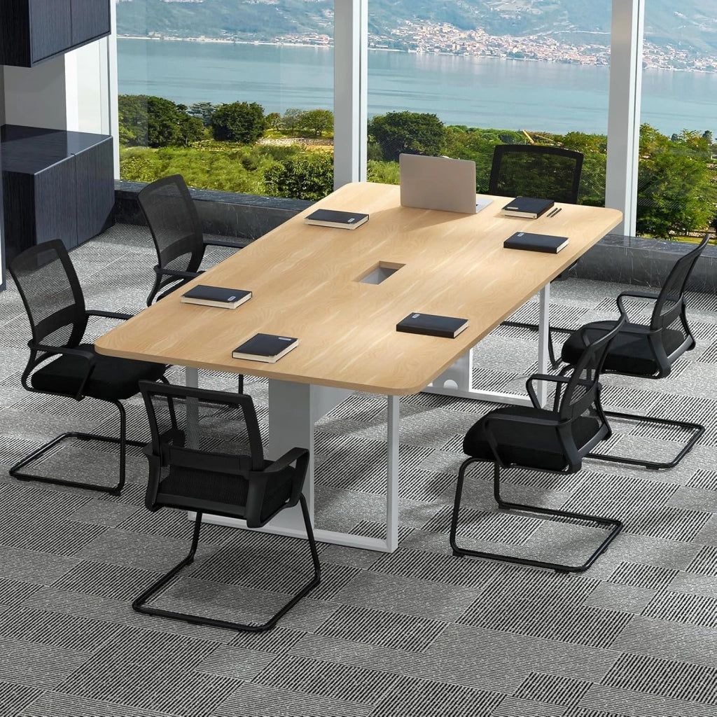 Sedie Sala d'Attesa con Braccioli, Poltrona da Ufficio con Struttura in Metallo, Sedia Imbottita Senza Ruote, per Ospiti per Ufficio Riunioni Conferenza, 62 x 59 x 94 (1)