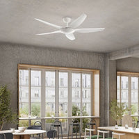 VENTILATORE BIANCO 5 PALE DIAMETRO 142 CM WIND PERENZ