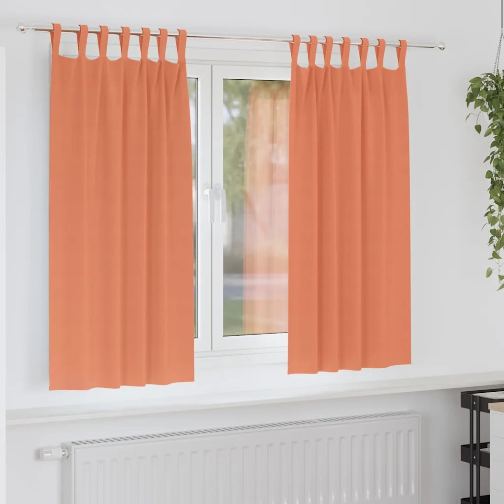 Tende Blackout con Anelli 2 pcs Terracotta 175 x 140 cm 4107634