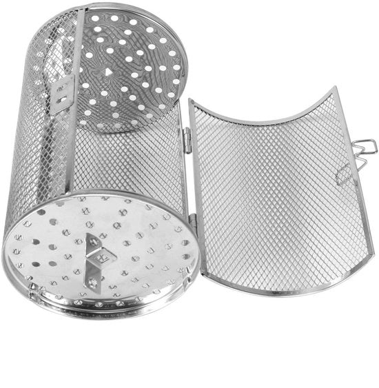 Forma da Biscotti in Acciaio Inossidabile - Forma 12x18cm - Adatta per Grill e BBQ - Ideale per Cuocere Noti - Facile da Pulire