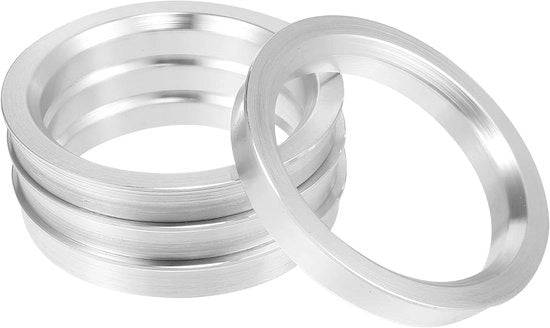 Set di 4 anelli di alluminio per centrale alesaggio 70,1 mm a 57,1 mm - Accessori per ruote auto