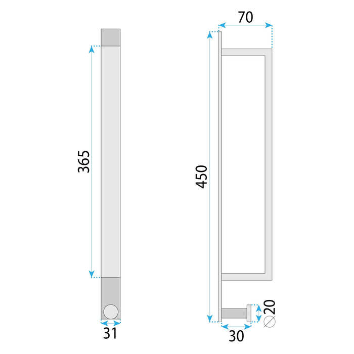 Portasciugamano Da Bagno Black