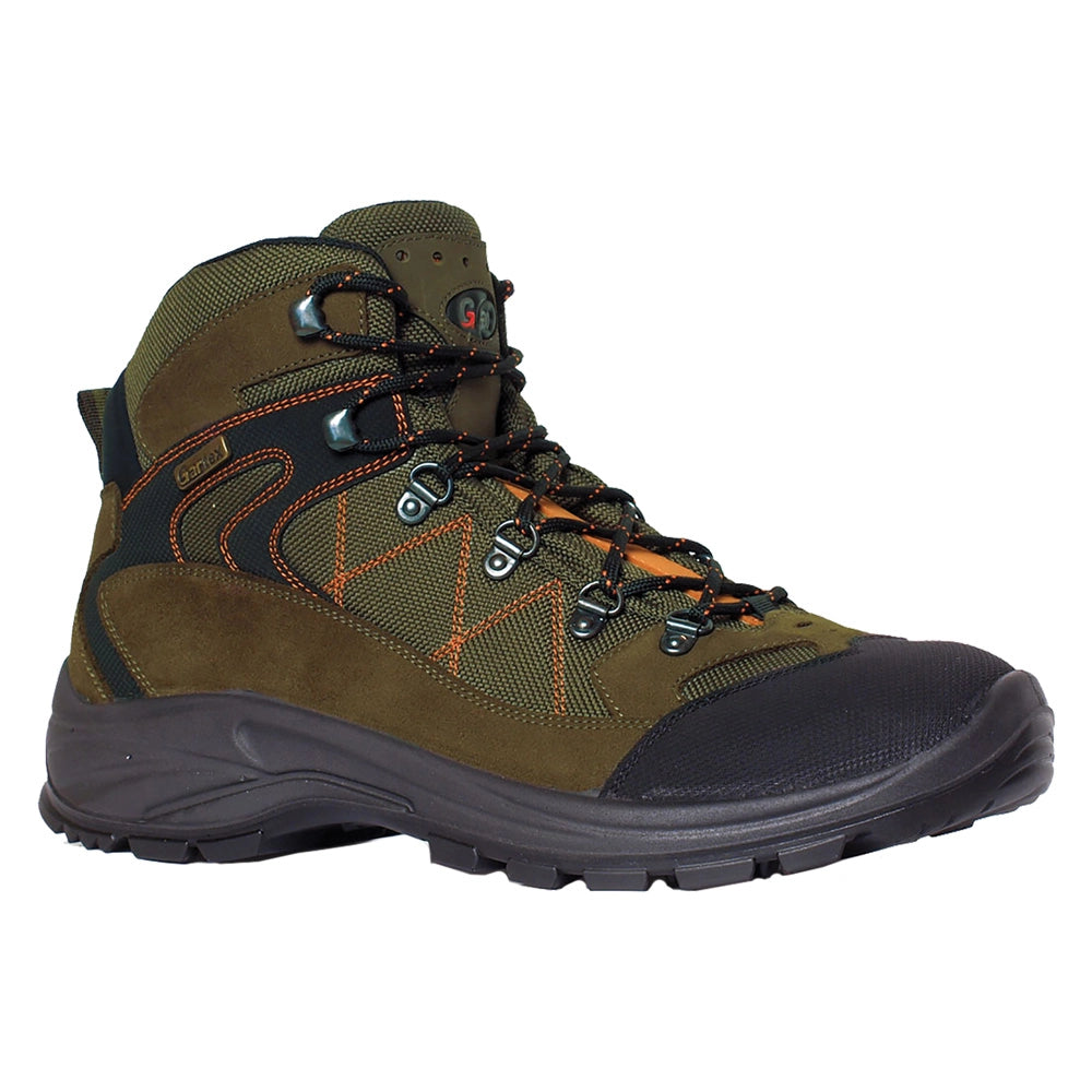 SCARPE PER TREKKING ALTE 'EGIPT' N. 46 - verde/arancio  - GARSPORT