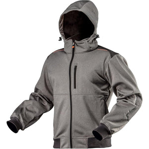 Topex 81-551-xxl giacca da lavor in softshell cappuccio staccabil