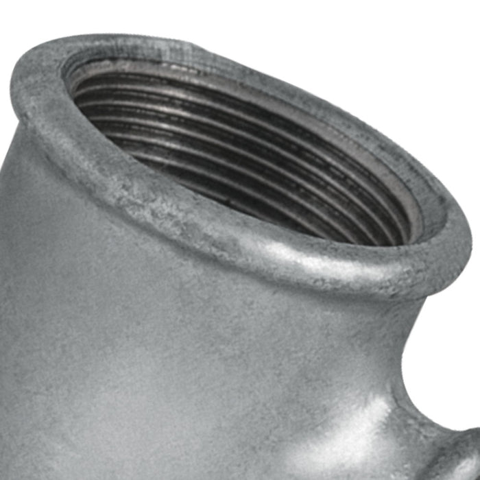 Tee ridotto ghisa 3/4x1/2x3/4