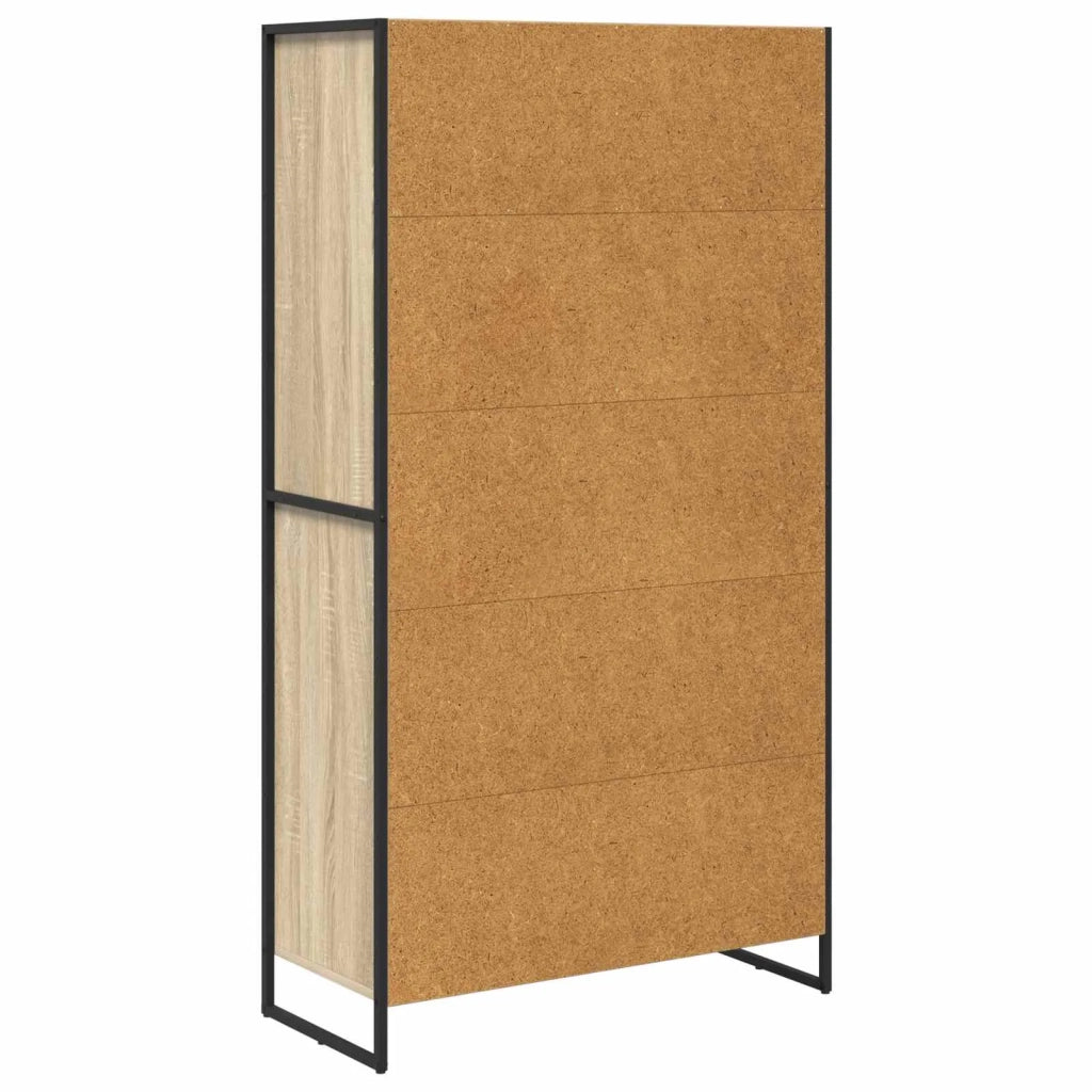 Credenza 2 pcs Sonoma 81 x 36 x 150.5 cm Legno multistrato 3403035