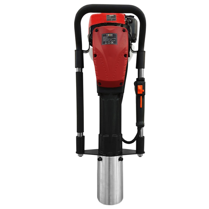 Battipalo con 4 Accessori Diametro 20-49mm / 100mm / 70-80mm / 50-69mm Motore Benzina 4 Tempi per Fissare Pali, Paletti e Staccionate