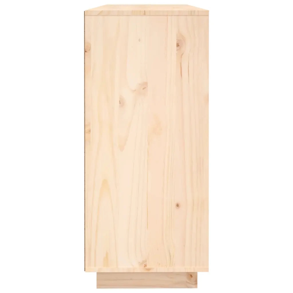 Credenza 120x35x80 cm in Legno Massello di Pino