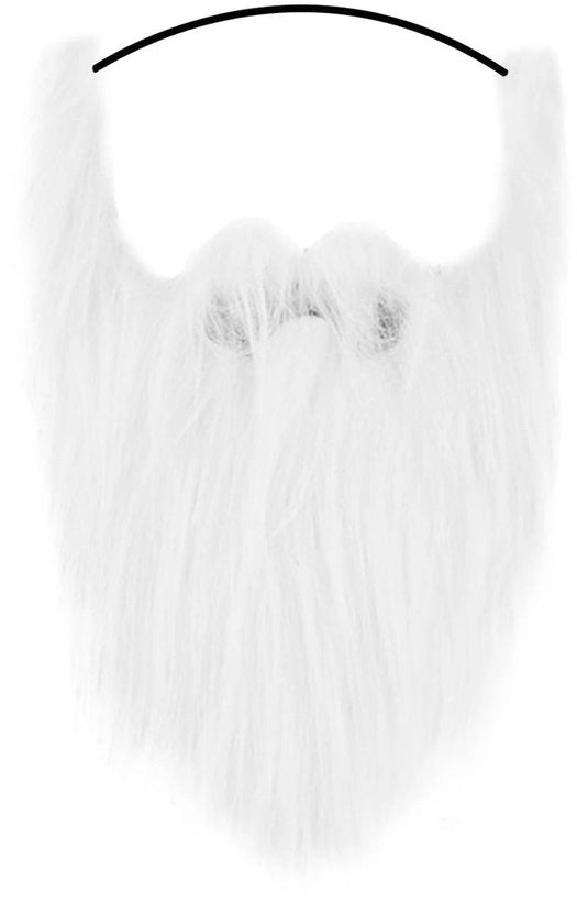 Accessori di costume - Finta barba - Accessori per il teatro - Accessori per costume da festa - Materiale morbido - Dimensioni 25 x 30 cm - Barba da costume