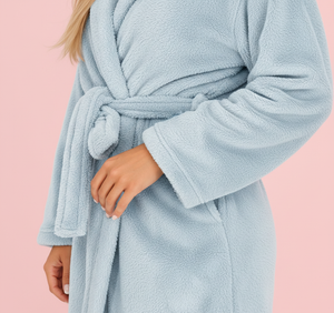 Accappatoio Da Donna Nancy + Calzini L.blue S/m