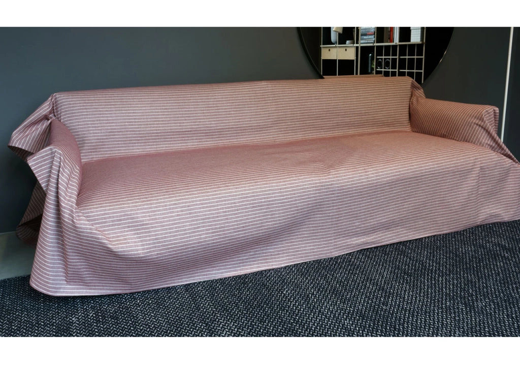 Telo Arredo Granfoulard Copritutto Cotone Made Italy Vari Disegni Arredatutto Copriletto Multiuso - 1 Piazza - Lord Bordeaux