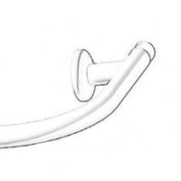 Curva raccordo orizzontale angolo esterno in acciaio rivestito in nylon bianco