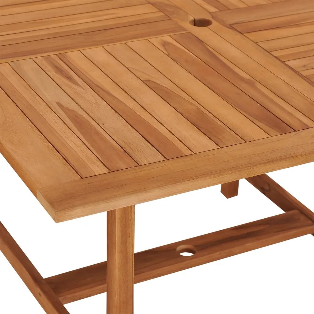 Tavolo Pranzo da Giardino | Tavolino da esterno ?110x110x75 cm Legno Massello di Teak