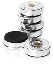 Set di 6 magneti a pallini in metallo. Ideale per decorare la casa o l'ufficio, magneti da ufficio, magneti argentati e magneti per frigorifero per uomini.