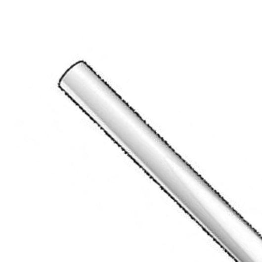 Tubo da cm 80 in acciaio rivestito in nylon bianco