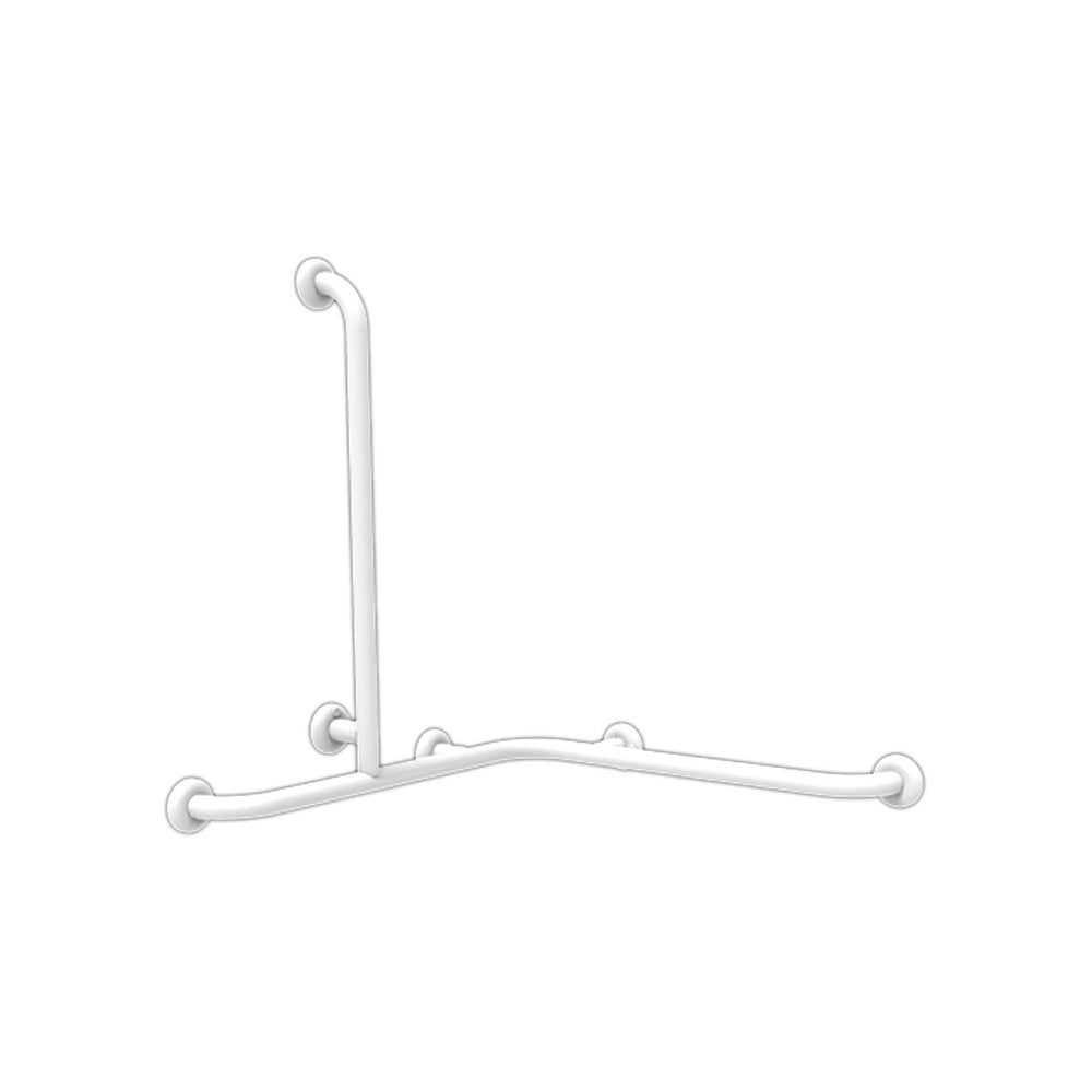 Maniglia angolare per bagni disabili color bianco 70x70x70 cm