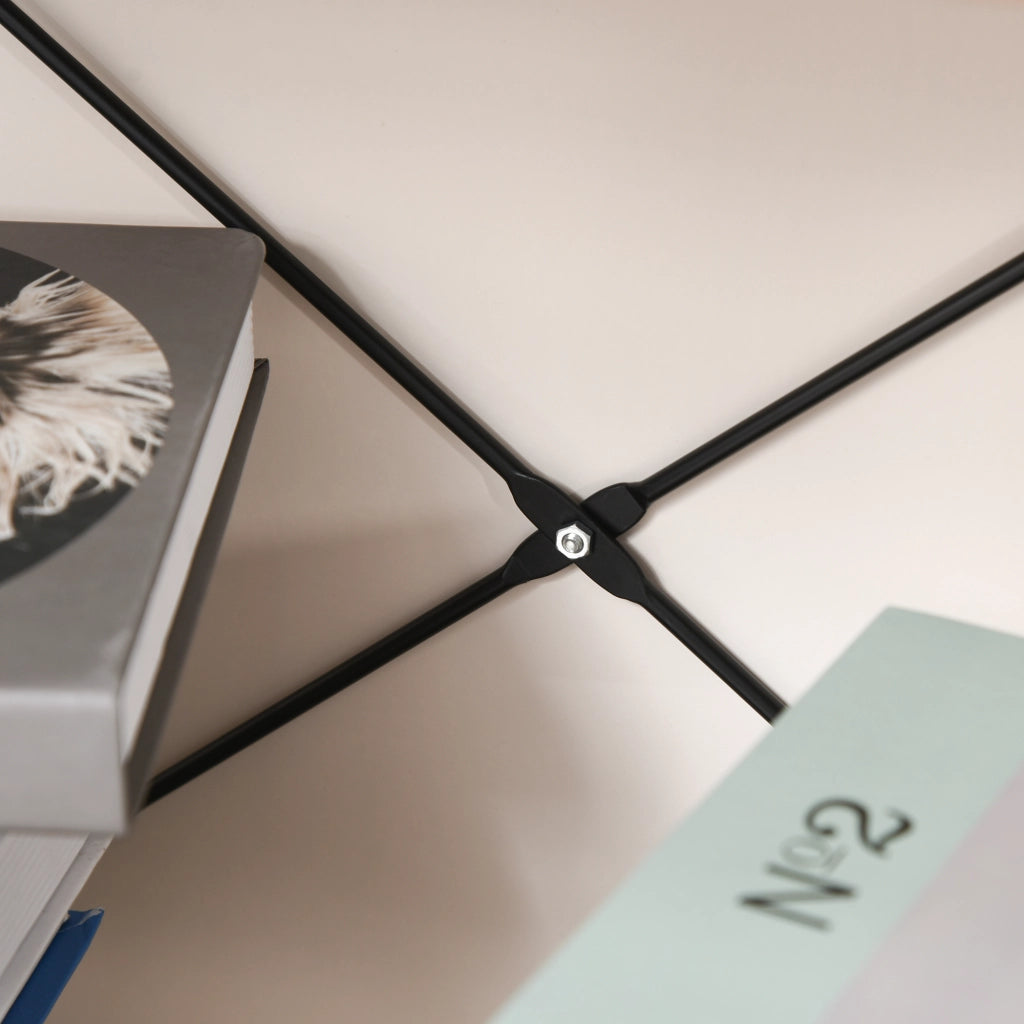 Libreria Industriale Vintage ¨C Xylo ¨C 6 Ripiani Legno Metallo Nero 80x30x180cm