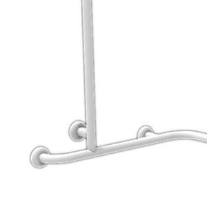 Maniglia angolare per disabili e terza età bianca di Goman