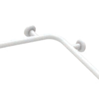 Angolare di sicurezza da cm 70x70 in acciaio rivestito in nylon bianco