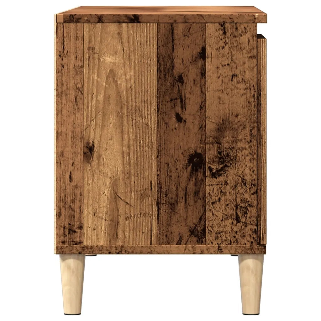 vidaXL Mobile Porta TV Legno Antico 102x35x50 cm in Legno Multistrato
