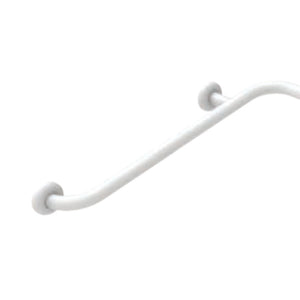 Angolare di sicurezza da cm 70x70 in acciaio rivestito in nylon bianco