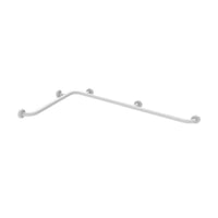 Angolare di sicurezza da cm 70x120 in acciaio rivestito in nylon bianco